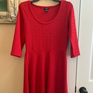 Textured Skater Dress